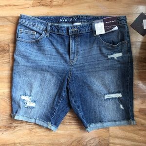 Ava & Viv Bermuda shorts size 16W
